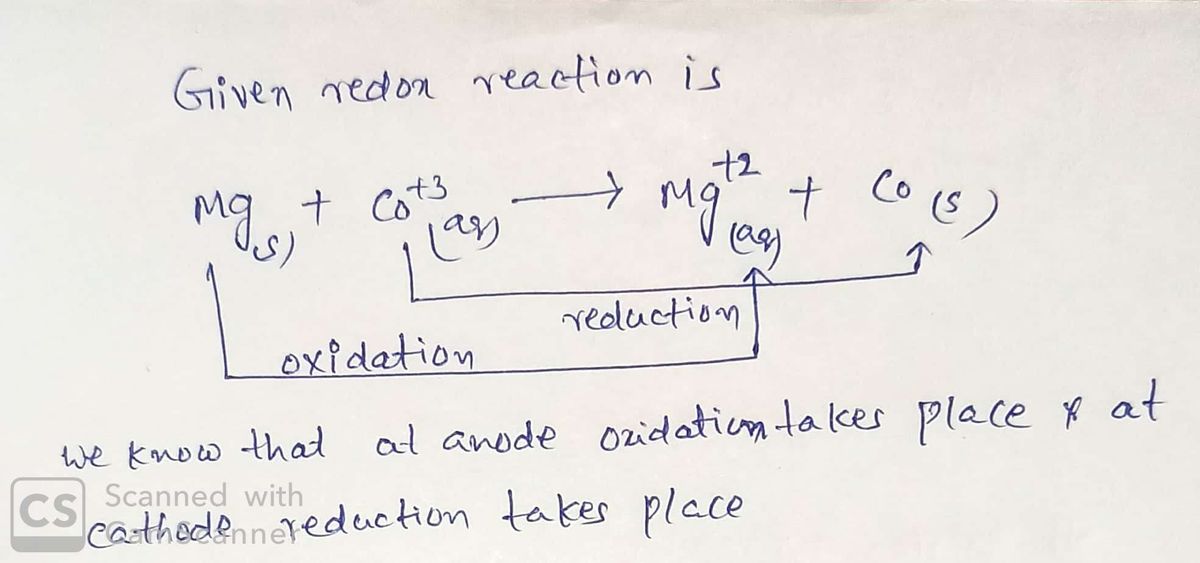 Chemistry homework question answer, step 1, image 1